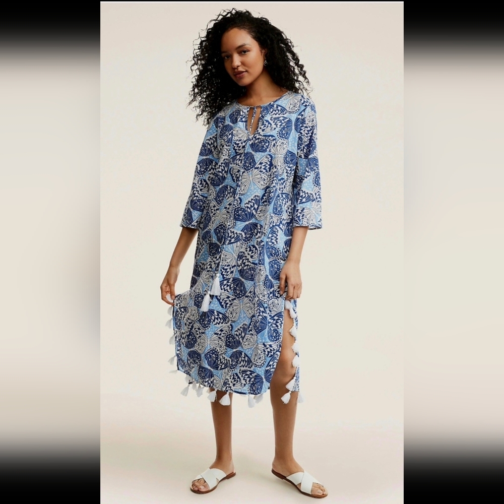 Brooks Brothers butterfly cover up/dress